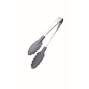 田辺金具 田辺金具 抗菌耐熱カラートング 中 アースグレー 250mm 5526