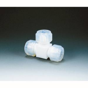 フロンケミカル フロンケミカル NR0050-001 フッ素樹脂 接続ジョイントT型 6mm