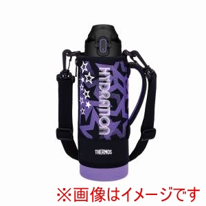 サーモス THERMOS サーモス 真空断熱スポーツボトル ブラックパープル 1L FJS-1000F-BKPL