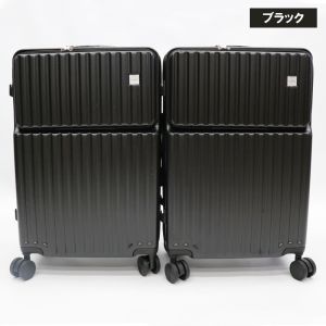 ヒロコーポレーション ヒロコーポ HDL-1601 USBポート付きキャリーケース ブラック