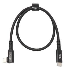 アイネックス AINEX アイネックス PD240W対応 USB2.0 Type-Cケーブル C横L型 - C 0.5m AINEX
