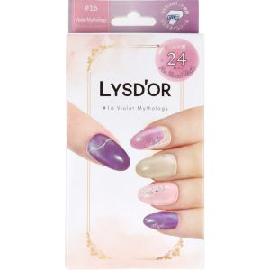 プロルート丸光 プロルート丸光 LYSD’OR リスドール セミキュアジェルネイル ハンドネイル用 ヴァイオレット ミソロジー 24枚入