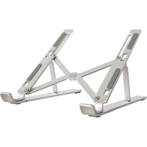 MOTTERU MOTTERU MOT-PCSTD02S-SV 超軽量で角度調整可能 折りたたみノートPCスタンド