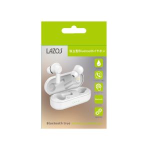 Lazos Lazos L-TWS-W 独立型 Bluetooth イヤホン ホワイト