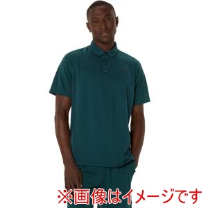 アシックス asics アシックス 2031E891 ACTIBREEZE ベンテッドメッシュポロシャツ SAXON GREEN L