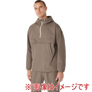 アシックス asics アシックス 2031E893 ダブルウィーブリラックスプルオーバージャケット TAUPE GREY L