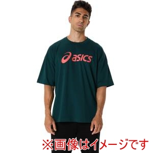 アシックス asics アシックス 2031E696 グラフィックリラックスフィットTシャツ SAXON GREEN L