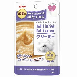アイシア AIXIA アイシア ミャウミャウ クリーミー ほたて風味 40g