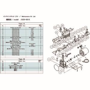アルバック ULVAC アルバック GCD-051X GCD-051X用メンテナンスキットB
