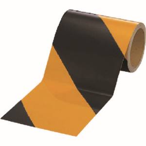 ユニット UNIT ユニット 374-07 反射トラテープ ポリエステル樹脂フィルム 150mm幅×10m