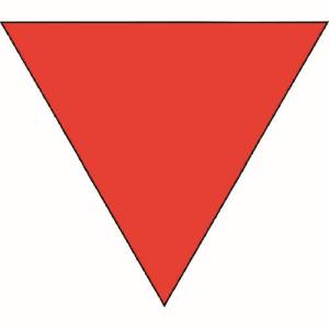 ユニット UNIT ユニット 319-52 消防隊進入口ステ 反射 三角 2枚