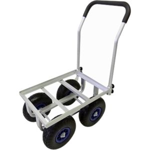 シンセイ シンセイ TC4525-PU アルミハウスカー 10インチ PUノーパンク デカタイヤ