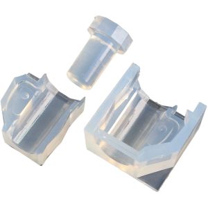 亀島商店 亀島商店 ミニチュア レジンクラフト用 ソフトモールド C-491 ビールジョッキ プロ用 1個入