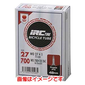井上ゴム工業 アイアールシー IRC IRC 自転車 チューブ WO 27.5×1.95-2.10 650×47-52B VER60 英式 60mm 297151 井上ゴム アイアールシー