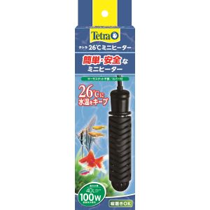 スペクトラムブランズ SpectrumBrands スペクトラム テトラ 26℃ミニヒーター 100W 安全カバー付 8198480