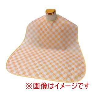 萬楽 萬楽 299999 3002 エコノミー食事用エプロン オレンジ