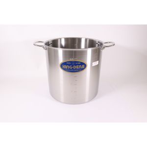 中尾アルミ製作所 中尾アルミ ニューキングデンジ 寸胴鍋本体のみ 18cm φ180xH180 t2.0