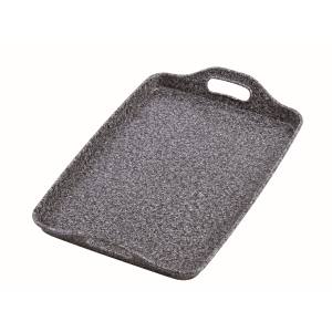 中尾アルミ製作所 ナカオ ビニールコーティング脇取盆 大理石 中 中尾アルミ