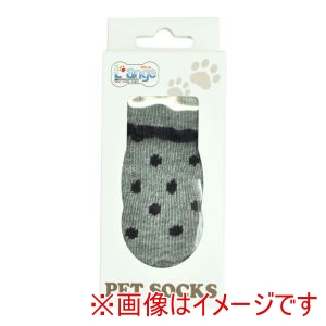 アライブ アライブ L’ange ペットソックス4足セット frill gray M