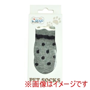 アライブ アライブ L’ange ペットソックス4足セット frill gray L