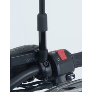 R＆G R＆G RG-MR0001BK Mirror Risers ブラック CRF250L/M 13-15・CB1000R 08-18・V-Strom 1000・GSX-S1000/F 15-