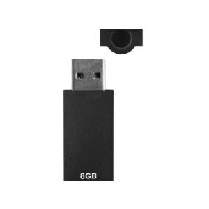  LAZOS ラソス L-US8-CPB USBメモリ 8GB USB3.0 キャップ式 ブラック LAZOS