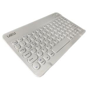 Lazos Lazos L-BTK3-W ホワイト Bluetooth キーボード 丸形キー