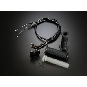 ヨシムラ YOSHIMURA ヨシムラ 671-0A2B7501 YRスロットルホルダーセットケーブル750mm BLK(TMR) 120mm