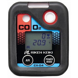 理研計器 理研計器 CX-04-00 個人装着型酸素 一酸化炭素計 CX-04乾電池仕様 メーカー直送 代引不可 北海道沖縄離島不可