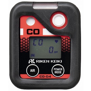 理研計器 理研計器 CO-04C-01 個人装着型一酸化炭素計 CO-04 水素干渉低減 充電池仕様 メーカー直送 代引不可 北海道沖縄離島不可