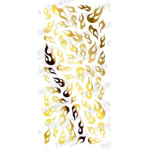 イングカワモト イングカワモト ツメキラ ネイルシール NAKANOくん プロデュース1 メタリックフレーム ゴールド ジェル専用 SG-NAK-102