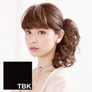 プリシラ プリシラ 総手植 前髪 フル バング 耐熱 ブラック FX-100-TBK