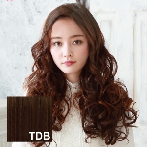 プリシラ プリシラ めちゃ楽 ボリューム エクステ 乙女巻き 耐熱 ダークブラウン VX-21-TDB