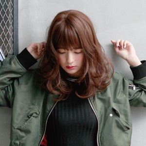 プリシラ プリシラ オール フリル カール ミディ 耐熱 デイリーマロン A-693-TDM