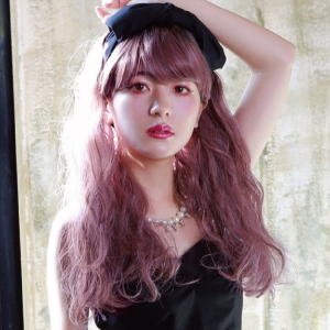 プリシラ プリシラ オール グラデ キャンディ ウェーブ ロング 耐熱 ダークプラム CTA-101-CTDP