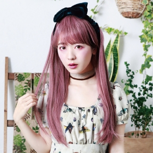 プリシラ プリシラ オール グラデ ピュア ストレート 耐熱 ダークプラム CTA-683-CTDP