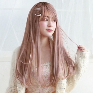 プリシラ プリシラ オール グラデ ピュア ストレート 耐熱 グレーラベンダー CTA-683-CTGL