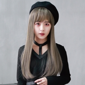 プリシラ プリシラ オール グラデ ピュア ストレート 耐熱 オリーブグレー CTA-683-CTOG