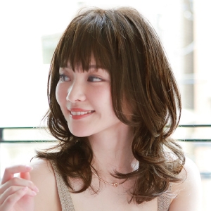 プリシラ プリシラ オール レイヤー マッシュ ミディ 耐熱 ダークブラウン A-699-TDB