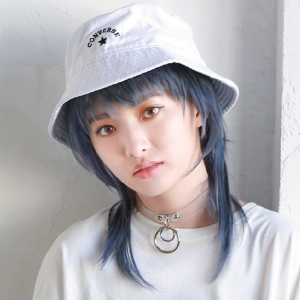 プリシラ プリシラ オール グラデ ネオ ショート ウルフ 耐熱 クラウドブルー CTA-105-CTCL