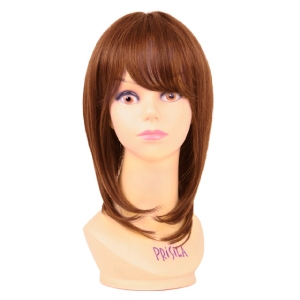 プリシラ プリシラ 5分 ウィッグ ニュアンス ストレート 耐熱 アッシュブラウン GB-01-TAB