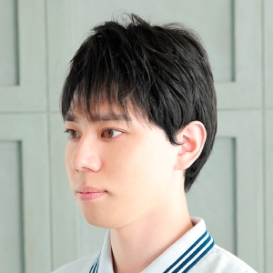 プリシラ プリシラ 男性用 5分 ウィッグ ボリューム ショート 耐熱 ブラック GB-23-TBK