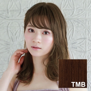 プリシラ プリシラ ふんわりつむじ 前髪 ウィッグ ニュアンス カール バングス 耐熱 マロンブラウン TFX-106-TMB
