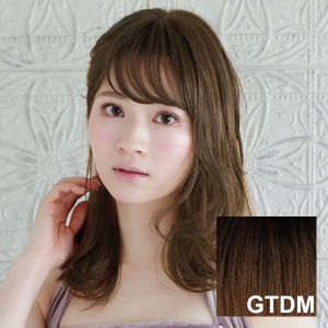 プリシラ プリシラ ふんわりつむじ 前髪 ウィッグ ニュアンス カール バングス 耐熱 グラデ デイリーマロン TFX-106-GTDM