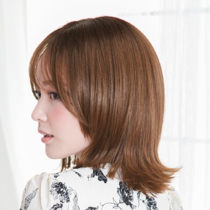 プリシラ プリシラ 帽子 ウィッグ リラックス 外ハネ ボブ 耐熱 グラデ デイリーマロン BO-04-GTDM