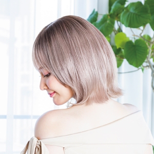 プリシラ プリシラ 帽子ウィッグ フィット 外ハネボブ 耐熱 ダスティミルクティー BO-13-TDMT