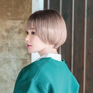 プリシラ プリシラ 帽子ウィッグ フィット ラウンドマッシュ 耐熱 ダスティミルクティー BO-14-TDMT