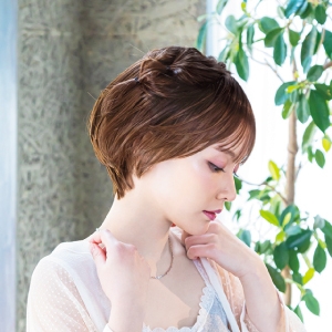 プリシラ プリシラ 帽子ウィッグ リラックス ラウンドマッシュ 耐熱 グラデデイリーマロン BO-05-GTDM