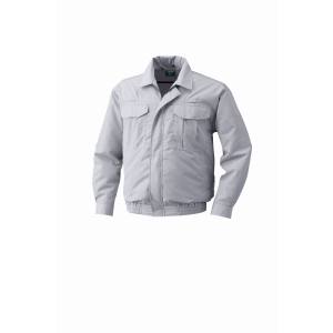 空調服 空調服 KU9055F-C06-S6 綿薄手フルハーネス仕様空調服 ウエアのみ シルバー 4L