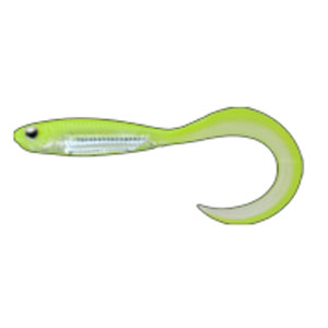 フィッシュアロー Fish Arrow フィッシュアロー フラッシュJ カーリー 2インチ SW 137 グローレモン シルバー